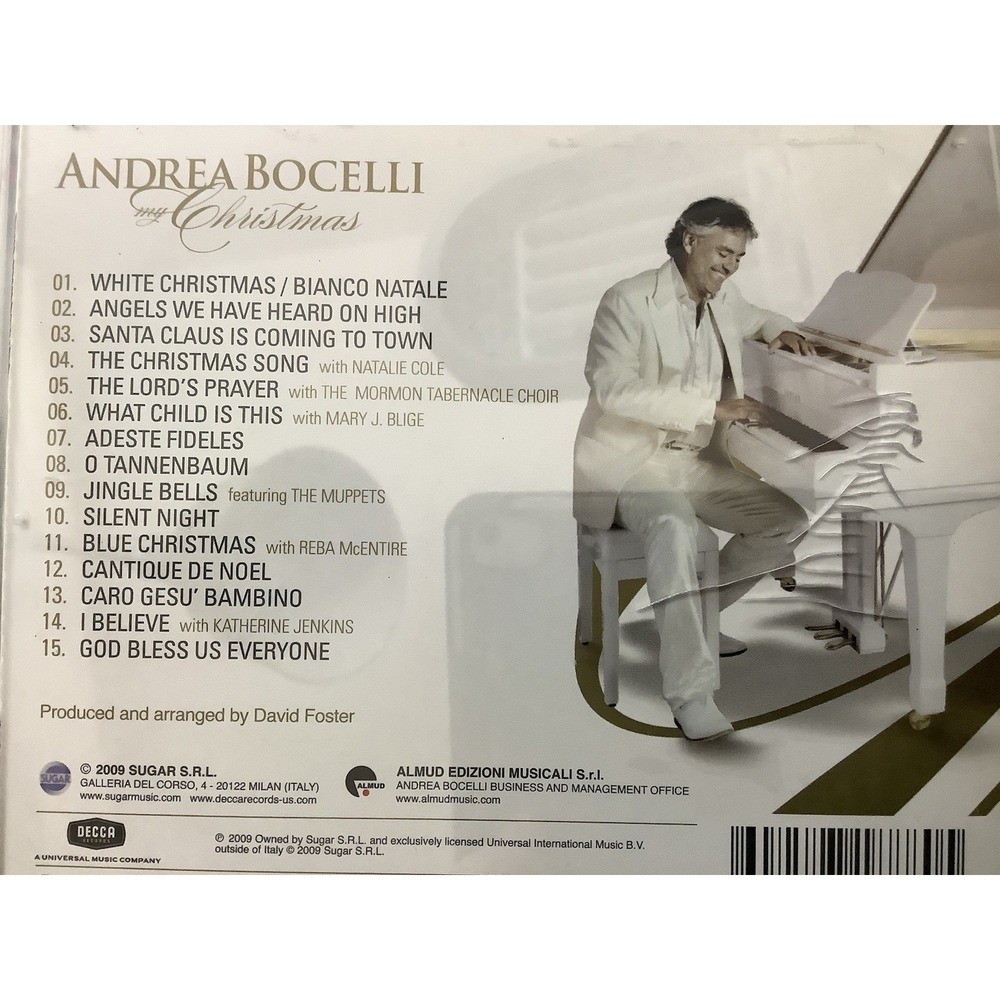 Andrea‎ Bocelli CD (New) Verdi - My Christmas - Vivere Beautiful! - Picture 4 of 8